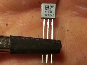 un componente elettronico sensore di temperatura